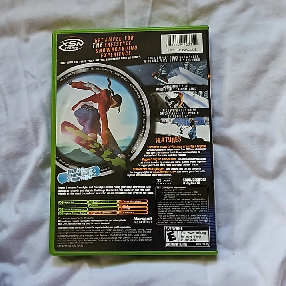 1/2 PRICE🔻Xbox XSN Sports Amped 2